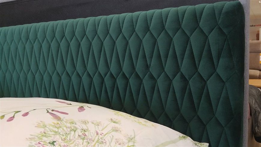 Кровать AZURRO VELVET 160X200 зеленая/дуб BL.78 43-AZURROV160ZD фото