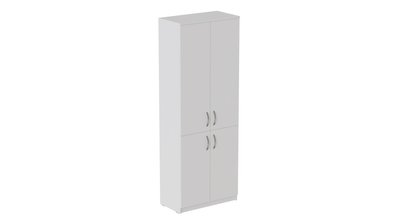 Шкаф Анжело Ferrum-decor на 5 полок с 4 дверями 1900x700x380 ДСП Белый 16 мм (ANG2077) 48-ANG2077 фото