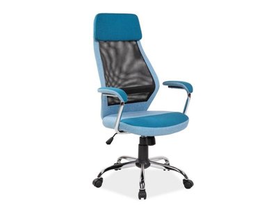 Кресло поворотное Q-336 голубое 43-OBRQ336N фото