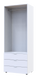 Шкаф для одежды Гелар Doros Белый 2 ДСП 6038001403-02-1919 фото 2