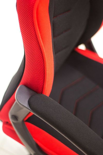 Крісло поворотне CAMARO чорне/червоне 43-OBRCAMAROCCZ фото