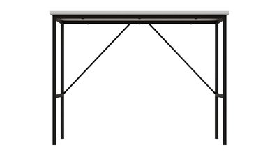 Стол письменный TIME Тайм Ferrum-decor 750x1000x600 Черный металл ДСП Белый 16 мм (TIME108) 48-TIME108 фото